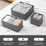 Drawer Organizers Clothes Dresser Organizer Bins Fabric Closet Organizers and Storage Drawer Dividers for Clothing Socks Underwe