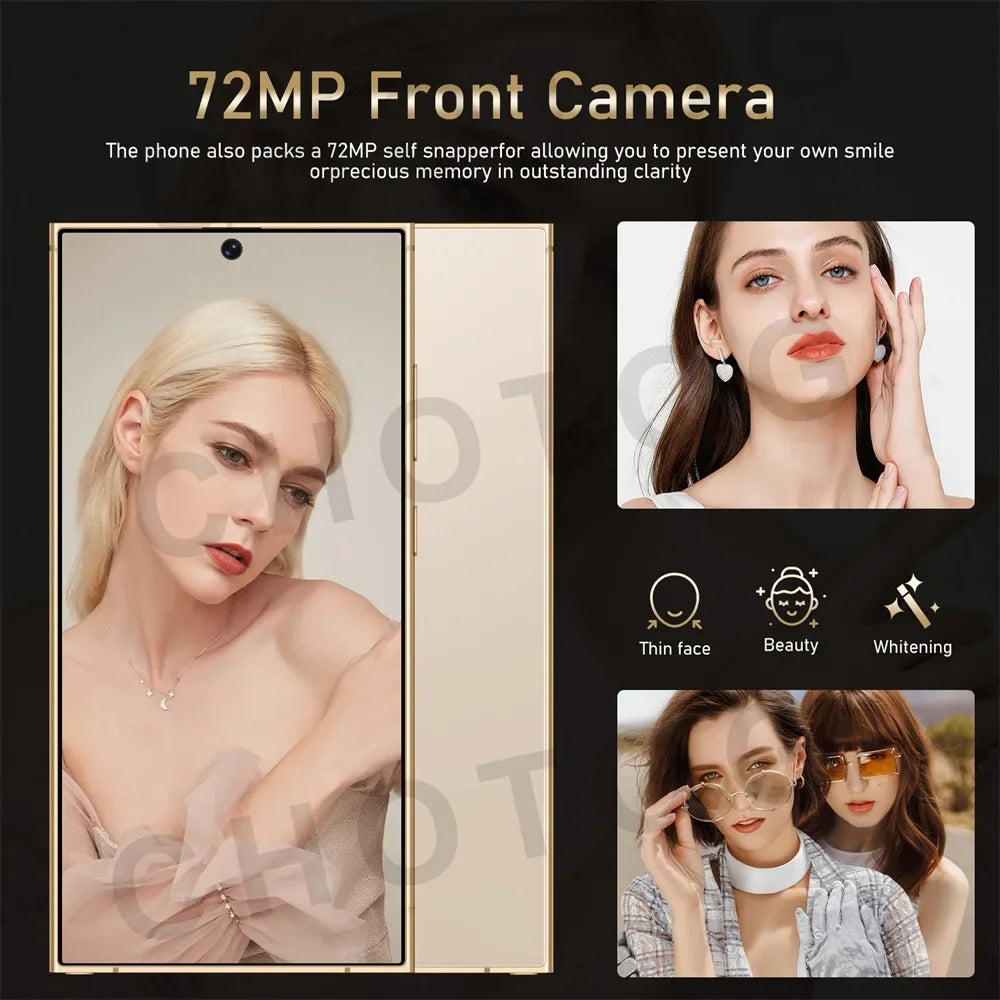Screen Protector For S24 Ultra Smartphone 7.3inch Protector Original Cellphones 5G Dual SIM Andriod 7800mAh Mobile Cell Phones - Evallys.com