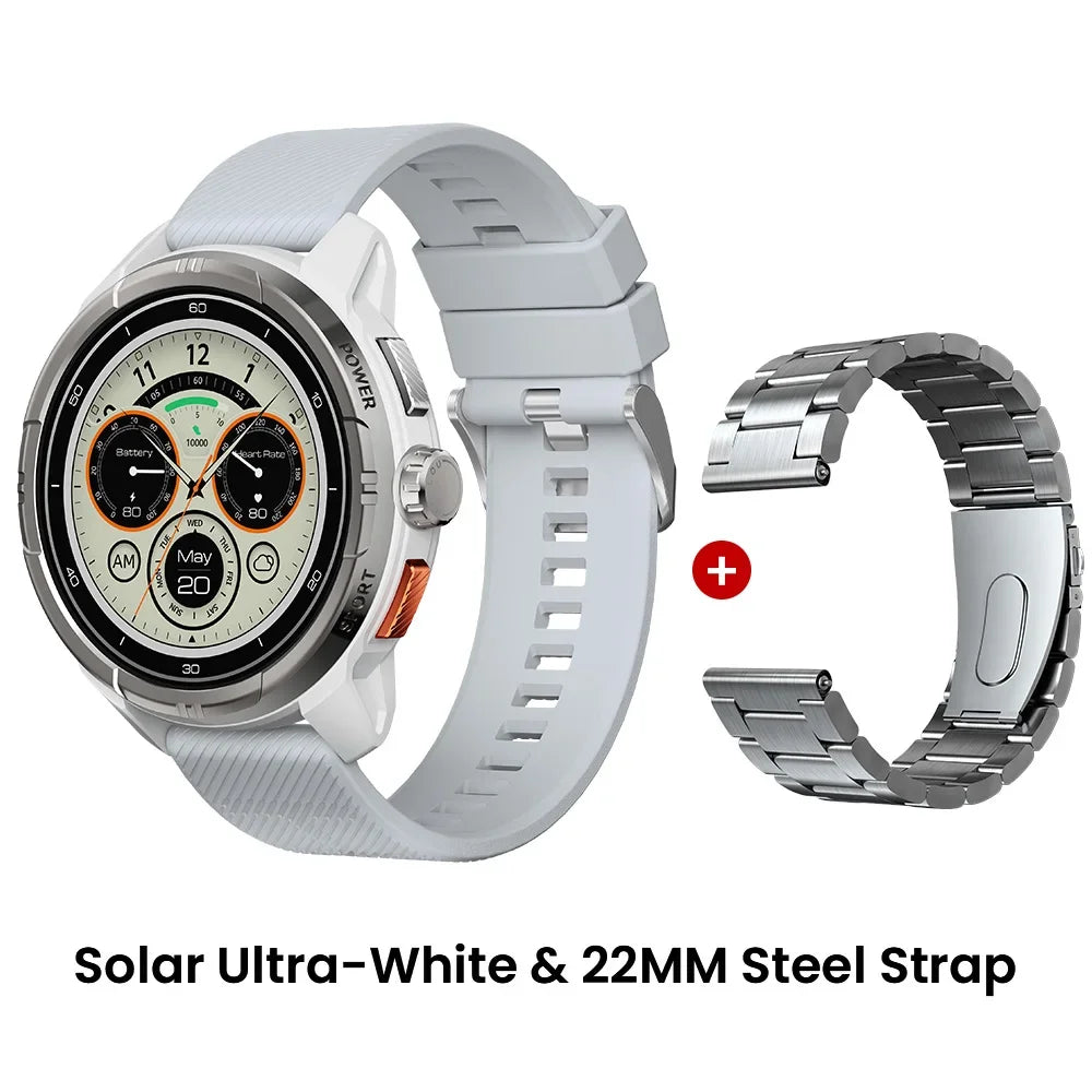 HAYLOU Solar Ultra GPS Smart Watch 1.6” AMOLED Display 60Hz Refresh Rate Bluetooth Calls 5ATM Water Resistance Sports Smartwatch - Evallys.com