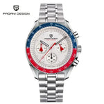 PAGANI DESIGN V4 New Quartz Men's Automatic Date Speed Chronograph Sapphire Mirror Sport Waterproof Watch All Steel VK63 Watches - Evallys.com