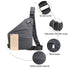Men’s Anti-Theft Chest Bag – Nylon Sling Fanny Pack with Adjustable Strap - Evallys.com