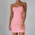 Summer Spaghetti Strap Bodycon Mini Dress – Sexy Clubwear 2025 - Evallys.com
