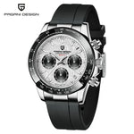 40mm New V2 PAGANI DESIGN Men's Quartz Watches Sapphire Retro Chronograph Stainless Steel Waterproof Watch Men Relogio Masculino - Evallys.com