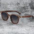 Sunglasses for Men Women's Trendy Retro Wood Grain Polarized UV Protection Eyewear Cycling Outdoor Street Photography - Evallys.com