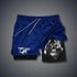 NEW Sport Running Casual Breathable Shorts Men Double-deck Jogging Quick Dry GYM Shorts Fitness Workout Men Shorts - Evallys.com