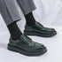Green Patent Leather Oxford Shoes – Men’s Formal Business Dress Shoes - Evallys.com