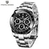 40mm New V2 PAGANI DESIGN Men's Quartz Watches Sapphire Retro Chronograph Stainless Steel Waterproof Watch Men Relogio Masculino - Evallys.com