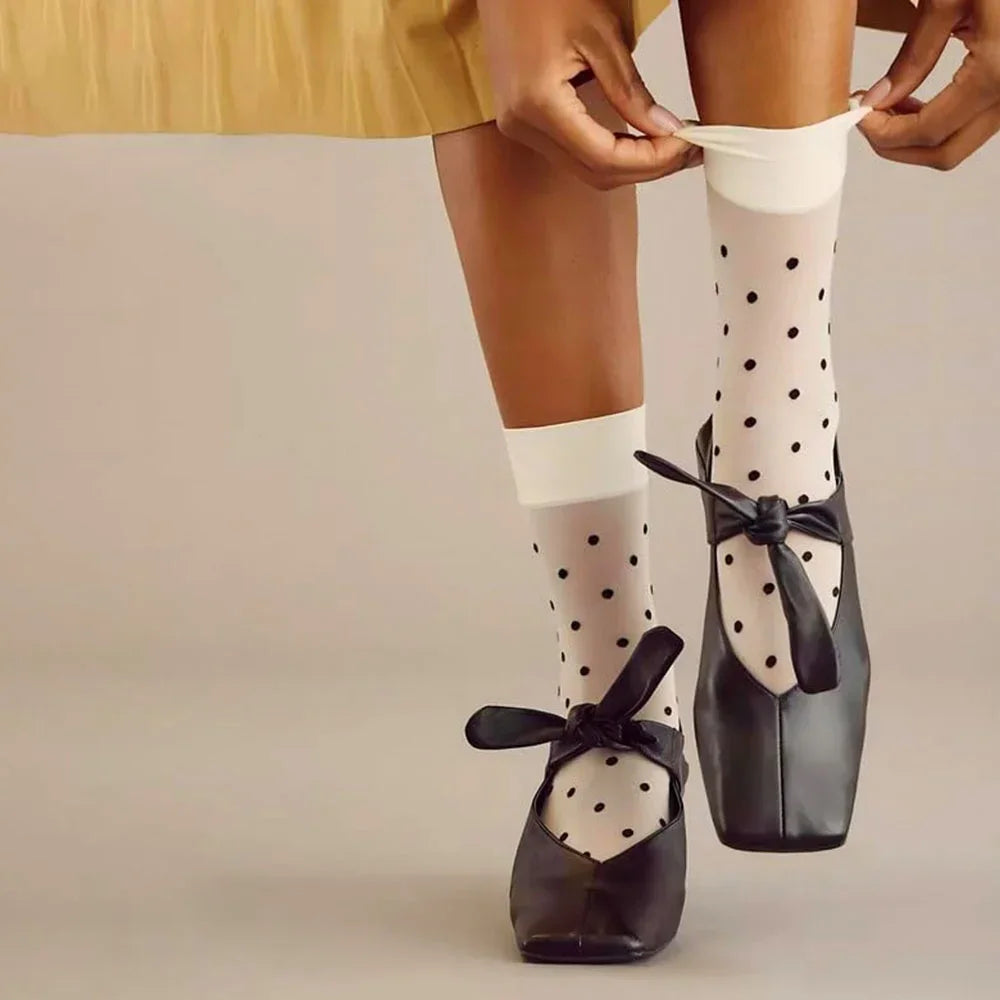 Women’s Square Toe Ballet Flats – Bow Mary Jane Summer Commuter Shoes - Evallys.com