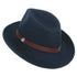 GEMVIE Western Fedora Cowboy Hat – Unisex Wide Brim Sombrero - Evallys.com