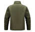 Winter Men Polartec Warm Jackets Casual Man Fleece Lined Windbreaker Coats Men Soft Shell Stand Collar Tactical Hiking Jackets - Evallys.com