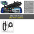 10" Dash Cam 4K 3840*2160P Car Dvr Carplay Android Auto GPS 5G WIFI AUX Stream RearView Mirror Dashcam Camera Drive Recorder FM - Evallys.com
