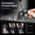 SEJOY Rechargeable Wet & Dry Use Electric Shaver Pop-up Hair Trimmer Rotary Shaving Machine Razor - Evallys.com
