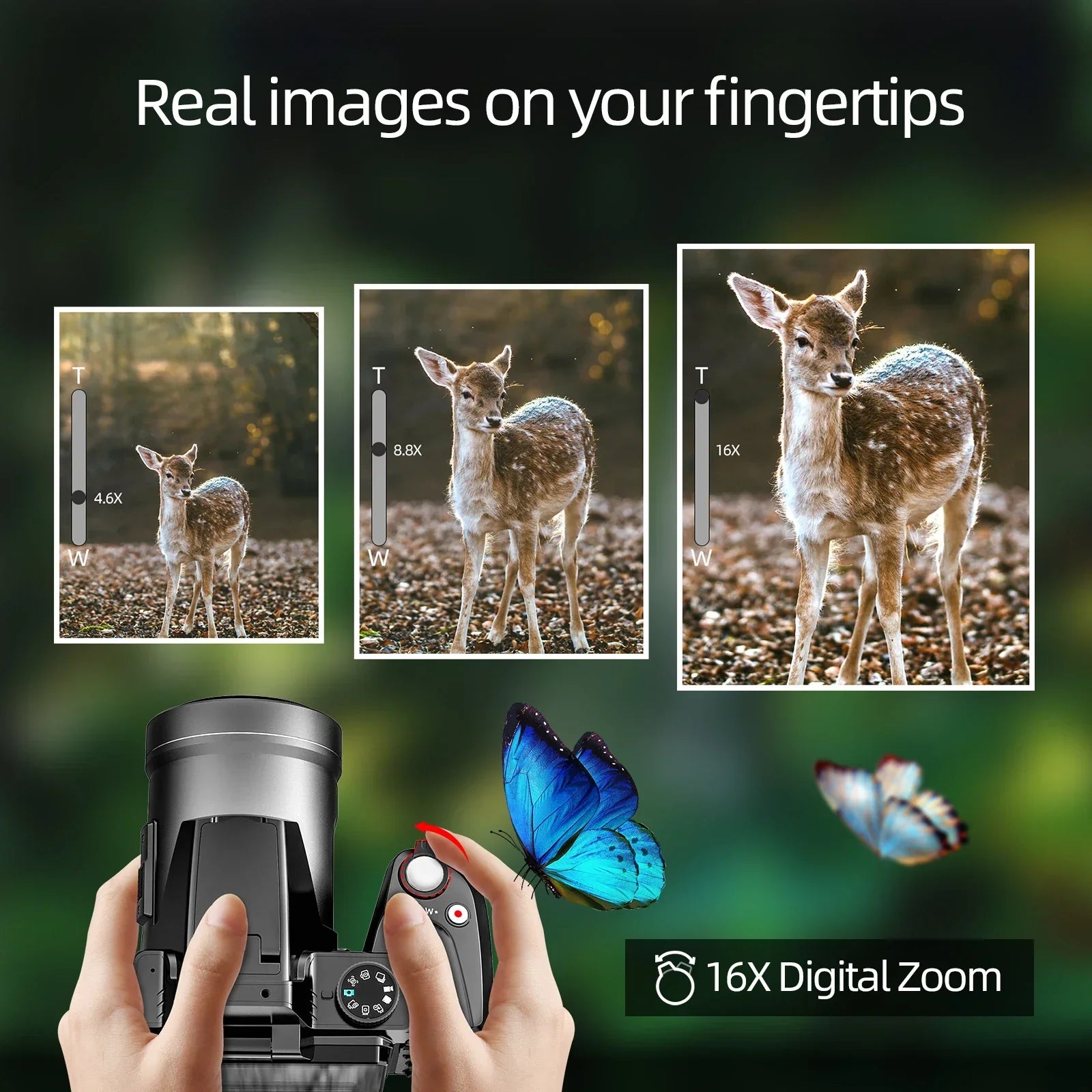 NBD Digital Camera 4K 64MP 16X flip camera suitable, suitable for photography beginners easy to learn and operate camera - Evallys.com