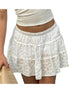 Women’s Floral A-Line Skirt with Built-in Shorts – Summer Beachwear - Evallys.com