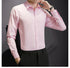 New Plus Size Men Solid Color Business Shirt Fashion Classic Basic Casual Slim White Long Sleeve Shirt Brand Clothes - Evallys.com