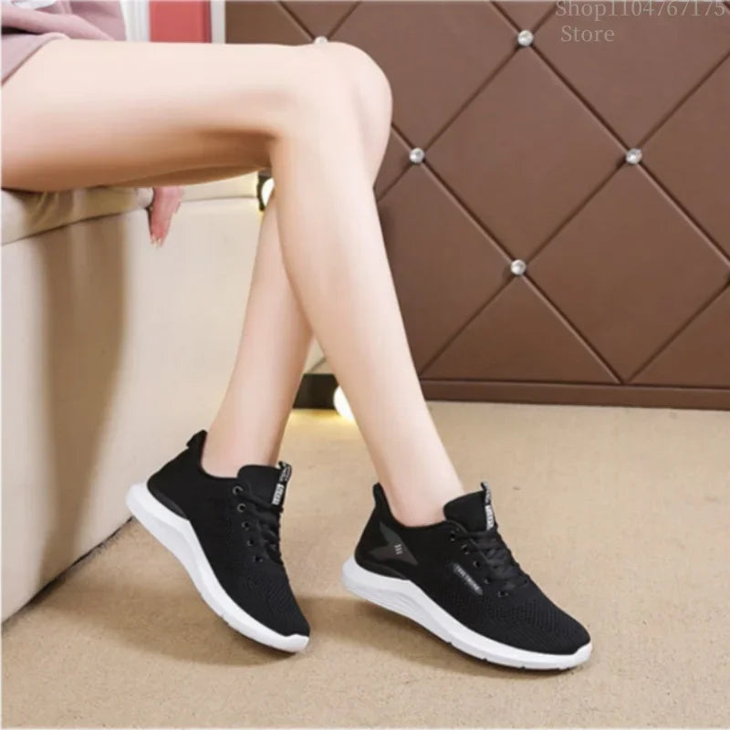 Women’s Soft Sole Sneakers – Breathable Anti-Slip Casual Running Shoes - Evallys.com