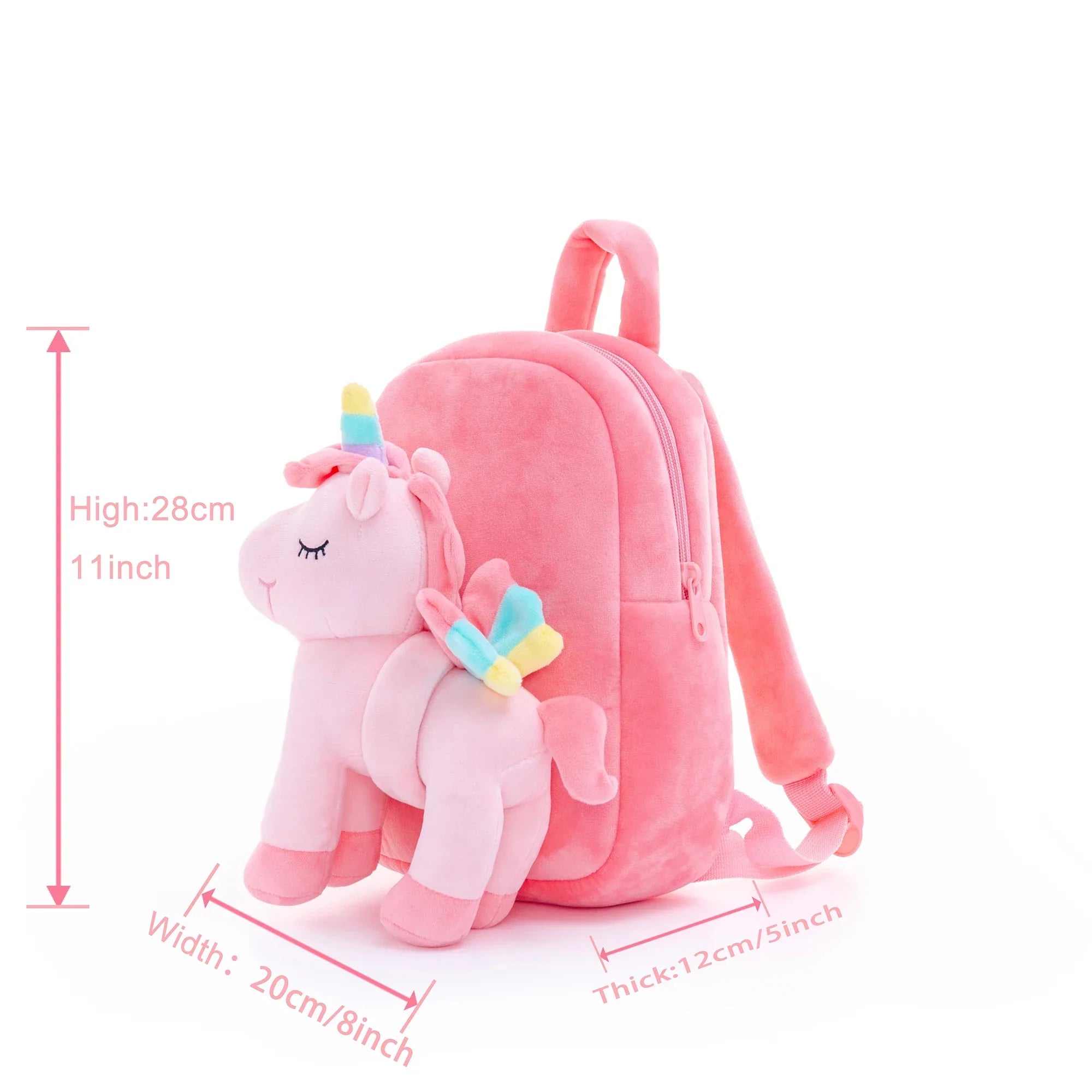 Plush Unicorn Backpack for Kids – Cute Stuffed Animal Bag - Evallys.com