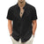 Men's Lightweight Hawaiian Shirts Cotton Linen Breathable Short Sleeve Shirts Vacation Beach Casual Summer Men Tops with Pocket - Evallys.com