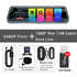 10 Inch Mirror Camera for Car Touch Screen Video Recorder Rearview mirror Dash Cam Front and Rear Camera Mirror DVR Black Box - Evallys.com