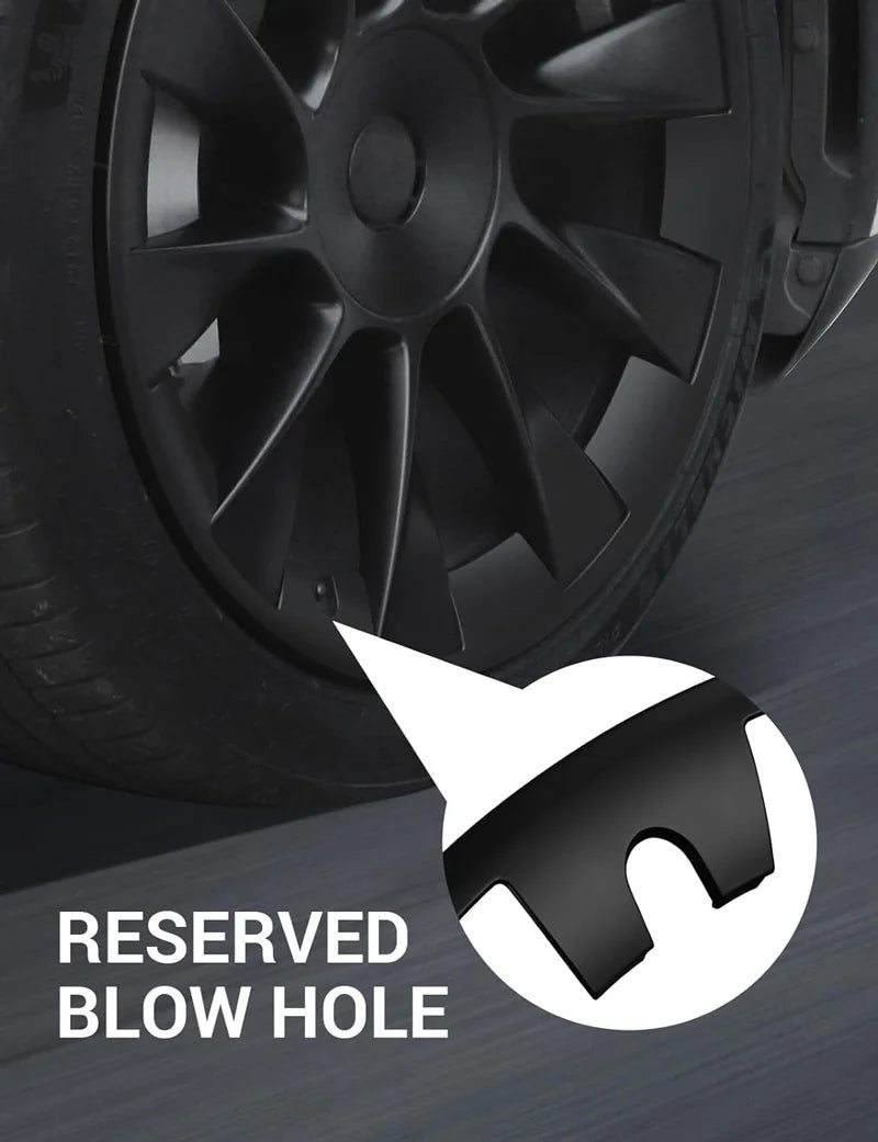 Tesla Model Y 20 Inch Rim Wheel Hub Protection Patch Protectors ABS Wheel Guard Covers Accessories Auto Exterior 2019-2024 - Evallys.com # #