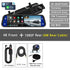 10" Dash Cam 4K 3840*2160P Car Dvr Carplay Android Auto GPS 5G WIFI AUX Stream RearView Mirror Dashcam Camera Drive Recorder FM - Evallys.com