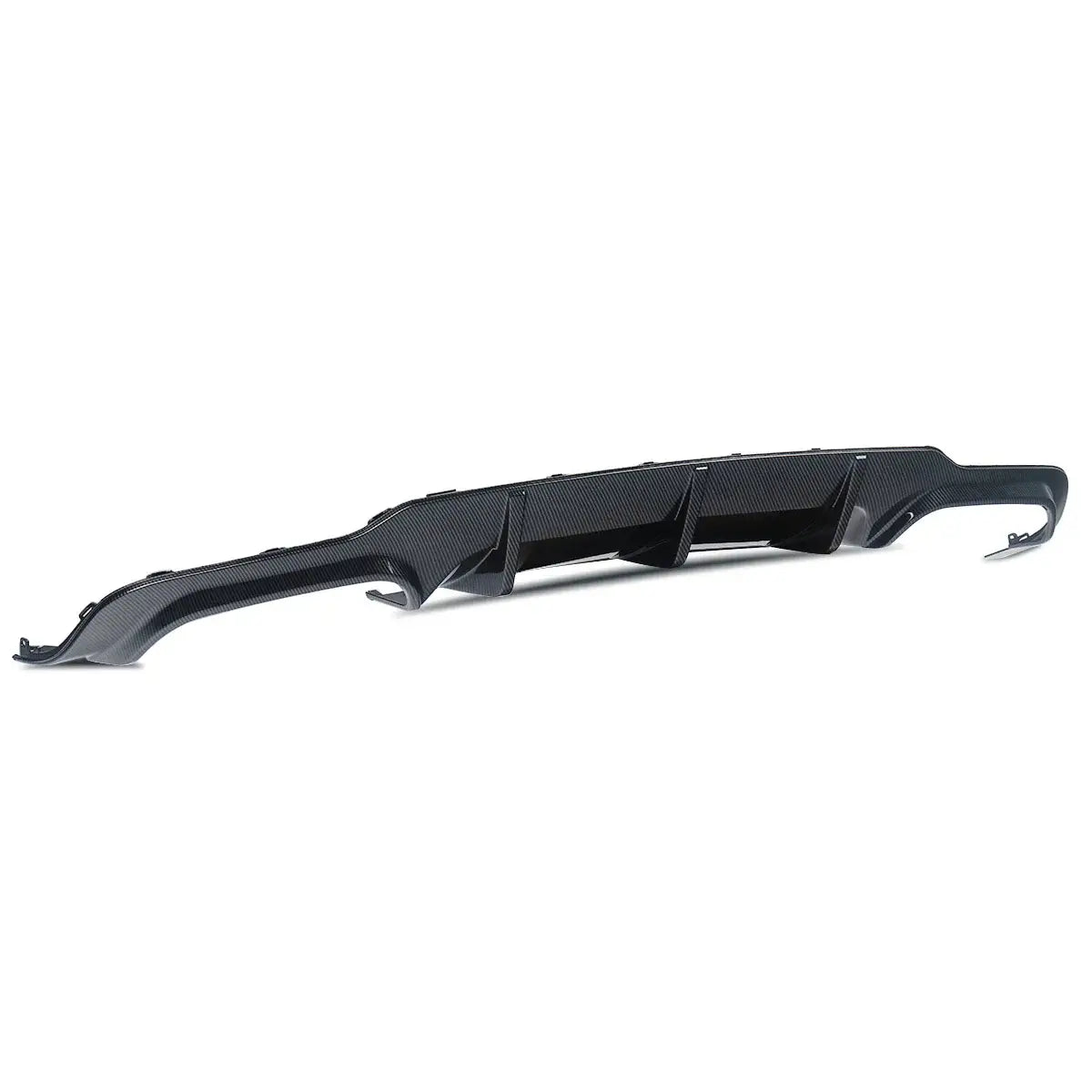 Carbon Fiber Look AMG Style Rear Diffuser For Mercedes W204 C250 C300 C350 12-14