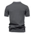 AIOPESON Men's Summer Breathable Polo Shirt Short Sleeve Solid Color Casual Polo Shirts for Men Lightweight Stretch Polo ﻿ - Evallys.com