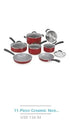 Rametto Professional Grade 8-Piece Cookware Set Anodized Aluminum Enamel Cast Iron Stainless Steel Oven Safe Dishwasher Safe - Evallys.com