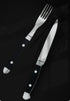 4/6/8p Beef Steak Knife And Fork Set Stainless Steel Highly Polished Handles High Quality Home Hotel Steak Restaurant Tableware