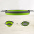 Silicone Folding Drain Basket Fruit Vegetable Washing Basket Foldable Strainer Colander Collapsible Drainer Kitchen Storage Tool