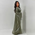 Eid Ramadan Batwing Butterfly Satin Abaya Dubai Luxury Muslim Kaftan Maxi Dress Women Kebaya Robe Caftan Marocain Femme Vestidos - Evallys.com