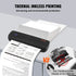 SucceBuy Portable Bluetooth Inkless Mobile Thermal Printer for A4 A5 11-2600mAh Battery Compatible with Mutiple Systems Home - Evallys.com