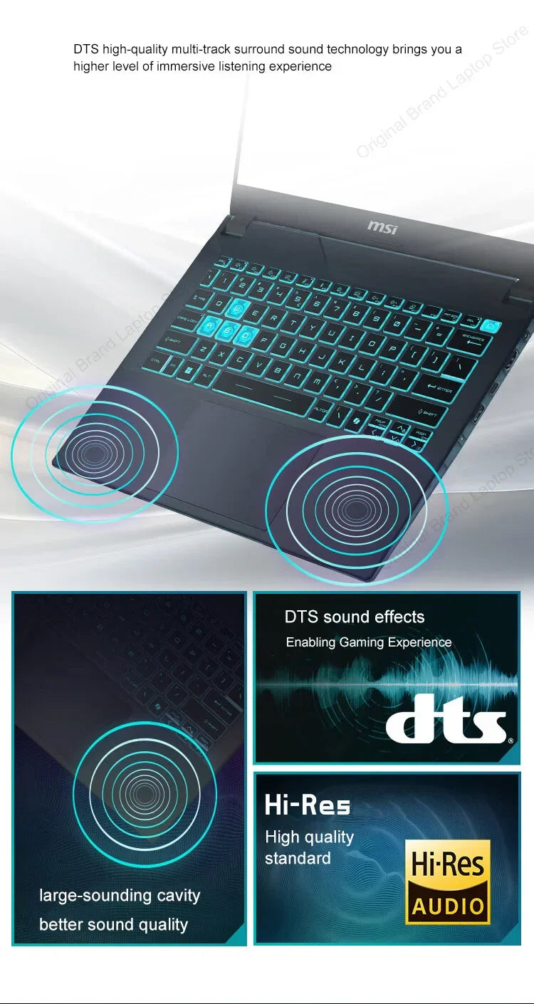 2024 MSI Cyborg 15 Gaming Laptop 15.6 Inch FHD 144Hz IPS Screen Netbook Intel Ultra7-155H 16GB 512GB RTX4060 Notebook Computer - Evallys.com # #