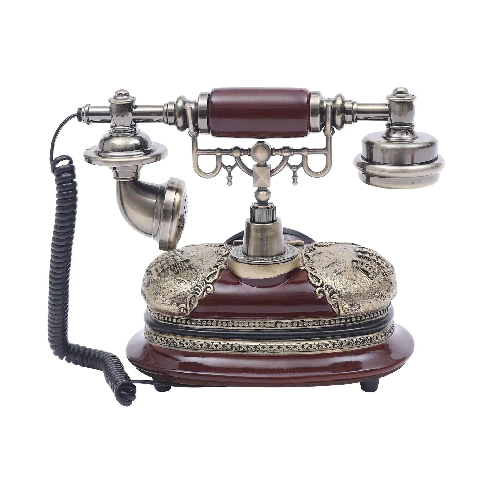 Vintage Telephone Antique Desk Phone Corded Old Fashion Antique Landline Telephone Decor Antique Phone - Evallys.com