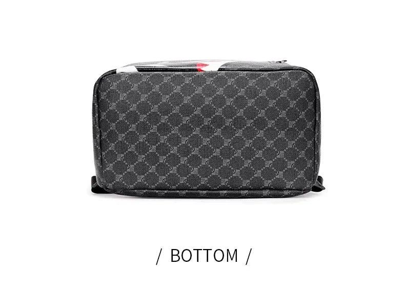 Shark Mouth Plaid Backpack – Large Laptop Bag for School & College - Evallys.com