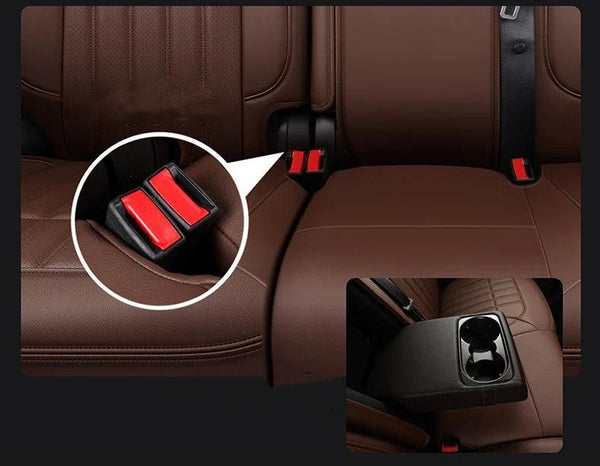 Custom Fit Car Accessories Seat Kits Covers for 5 Seats Full Set Nappa Leather Top Quality for Chery Tiggo 5X Tiggo 4 Pro 4pro - Evallys.com # #