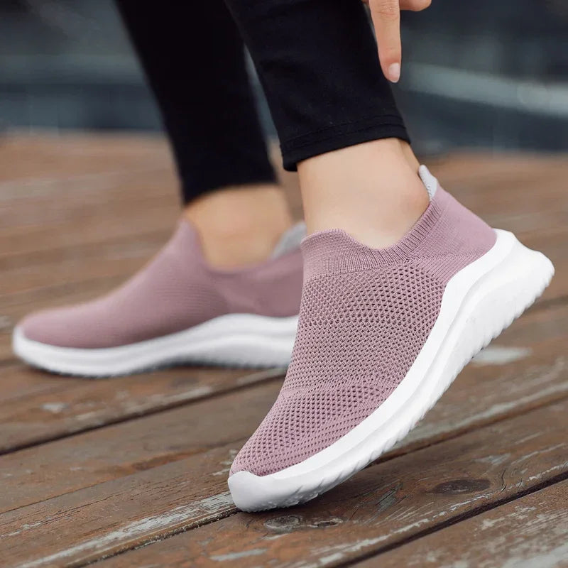2023 Unisex High Canvas Sneakers – Durable White Slip-On Shoes - Evallys.com