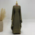 Luxury Satin Batwing Abaya Kaftan – 20 Colors Dubai Maxi Dress - Evallys.com