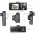3Camera Dash Cam For Car Camera 1080P Video Recorder WIFI Car DVR Front Rear View Camera Night Vision Black Box Car Accessories - Evallys.com