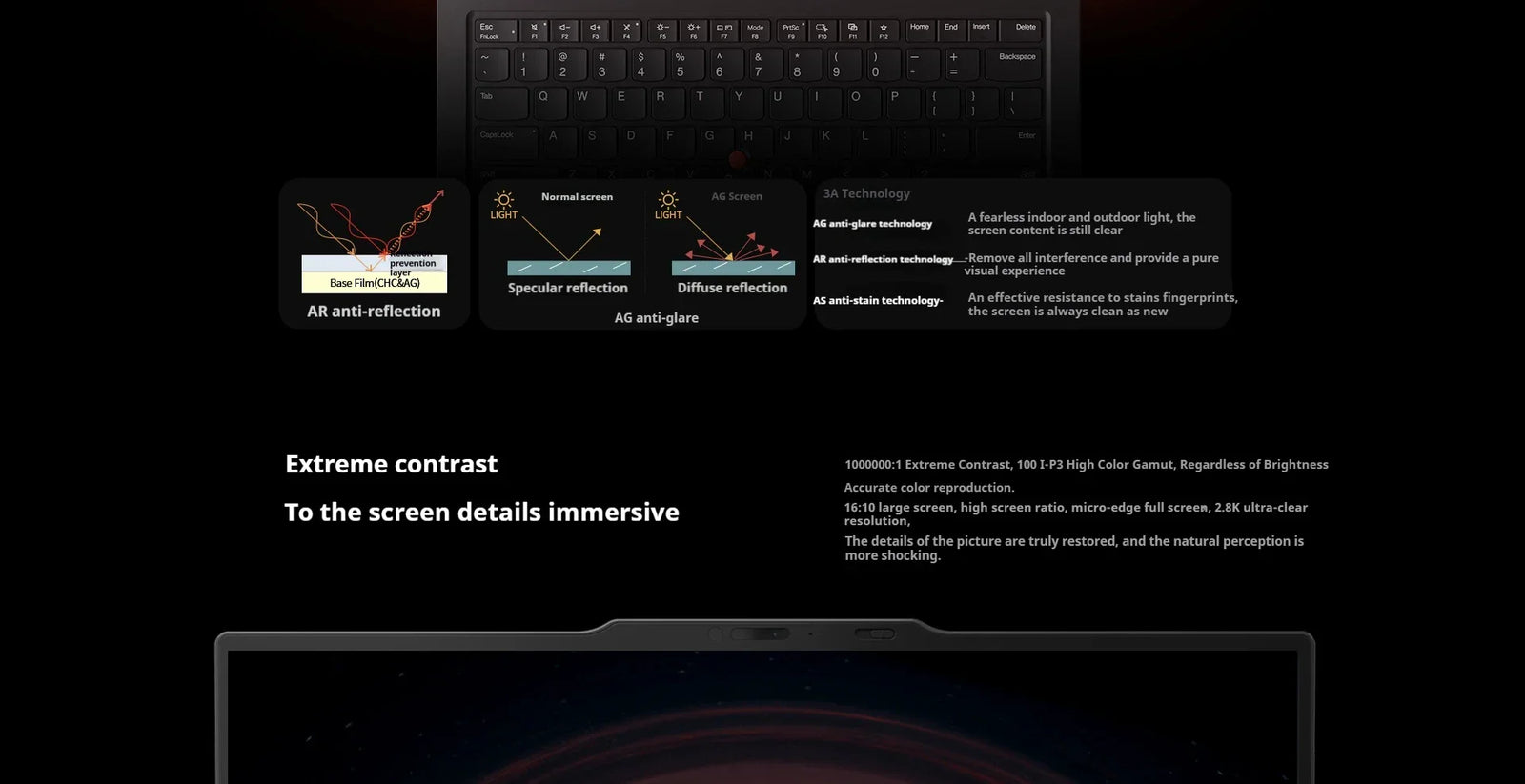 Lenovo ThinkPad X1 Carbon Aura Laptop Intel Core Ultra 7 258V 32G/2TB SSD Intel Arc Xe2 14-inch 2.8K 120Hz screen Notebook PC - Evallys.com