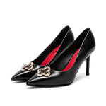 New High Quality Pointed Shoes Business Commuter Women's Shoes Women's High Heels Banquet Party Shoes - Evallys.com