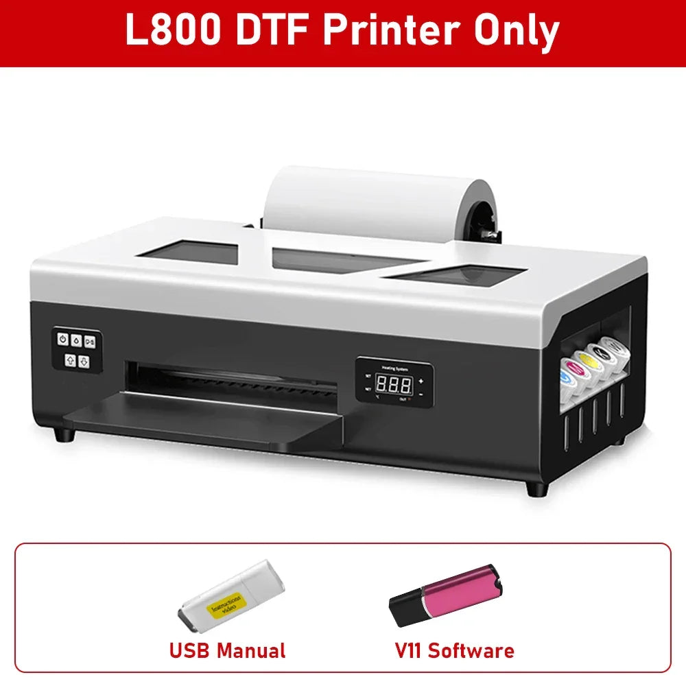 A4 DTF Printer for Epson L805 Direct to Film DTF Impresora Heat Transfer DTF Printer for Clothes Tshirt DTF Printing Machine - Evallys.com