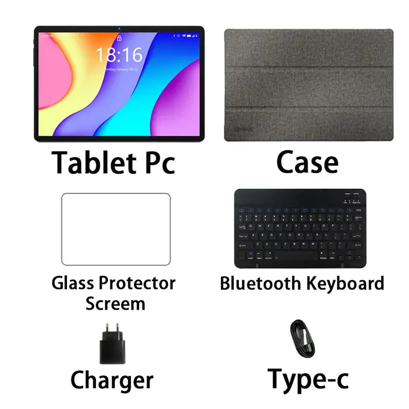BMAX Android 14 MaxPad I9 PLUS 10.1 inch 1280*800 IPS HD Touchscreen 12GB(4GB RAM+8GB Expansion) 64GB ROM Rockchip RK3562 Tablet - Evallys.com