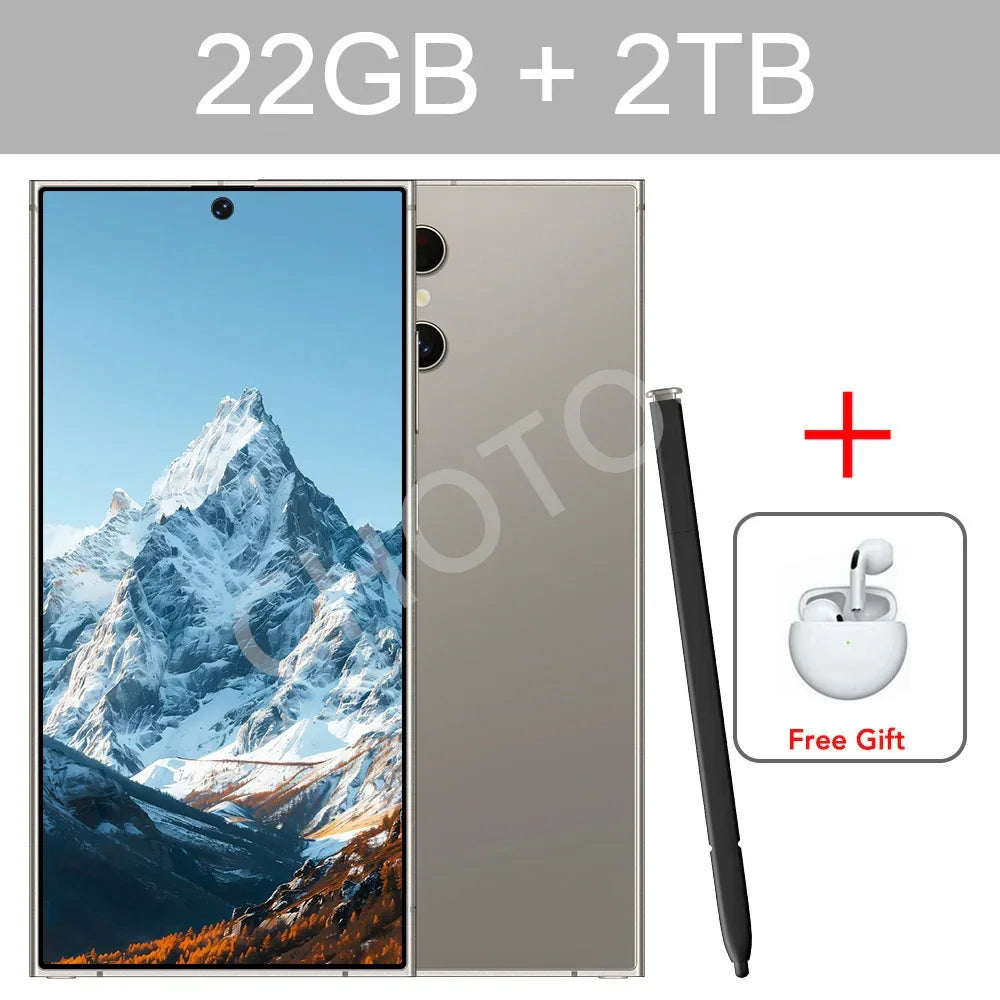 Screen Protector For S24 Ultra Smartphone 7.3inch Protector Original Cellphones 5G Dual SIM Andriod 7800mAh Mobile Cell Phones - Evallys.com