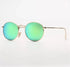 Fashion Sunglasses Men Women Eyeglasses Goggles Eyewear Shades Top Quality Round Metal Glass Lenses UV400 Sun Glasses - Evallys.com