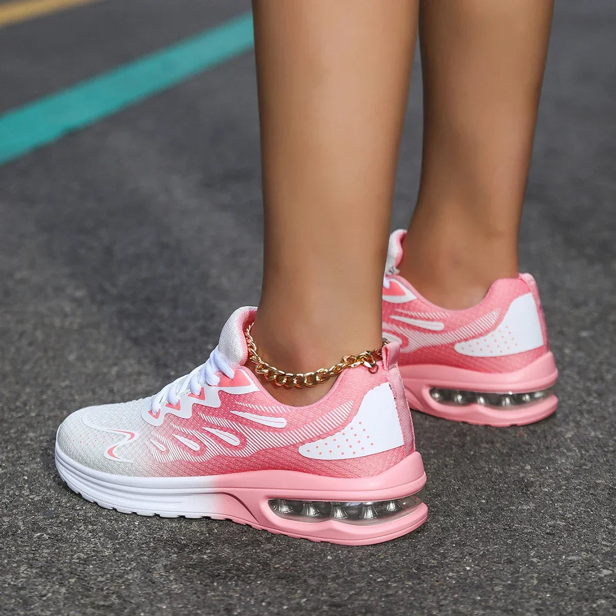 Sneakers for Women Orthopedic Sneakers Walking Shoes for Women, Lightweight Casual Tennis Sneakers Air Running Shoes - Evallys.com