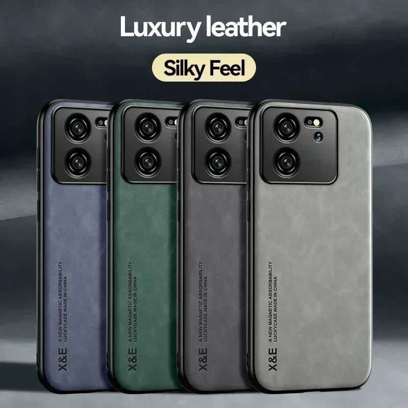 Luxury Shockproof Case for Xiaomi 13T Pro Protective Cover Built-in Magnetic Car Holder Protection Phone Coque Fundas - Evallys.com # #