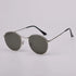 Fashion Sunglasses Men Women Eyeglasses Goggles Eyewear Shades Top Quality Round Metal Glass Lenses UV400 Sun Glasses - Evallys.com