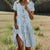 Ethnic Print O-Neck Midi Dress – Summer Casual Beach Vacation Wear - Evallys.com