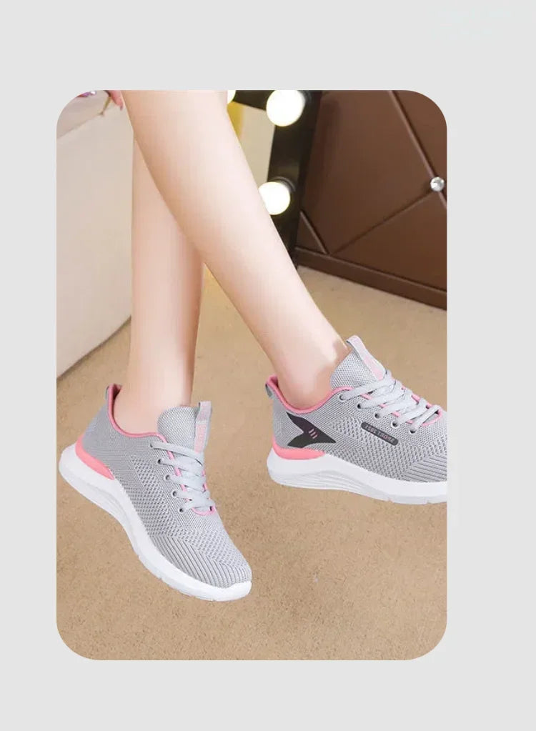 Women’s Soft Sole Sneakers – Breathable Anti-Slip Casual Running Shoes - Evallys.com